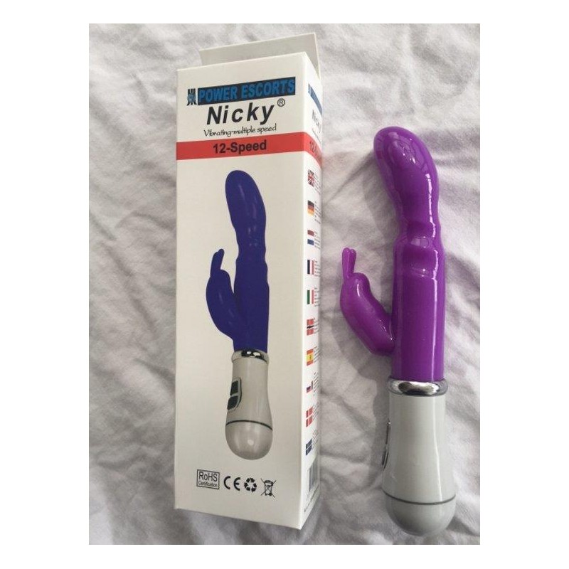 Nicky purple 13 speed g spot vibrating 22 cm